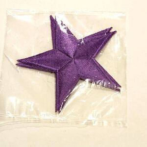 *4 for $20* 2pc Set - Large Purple Star Patchs